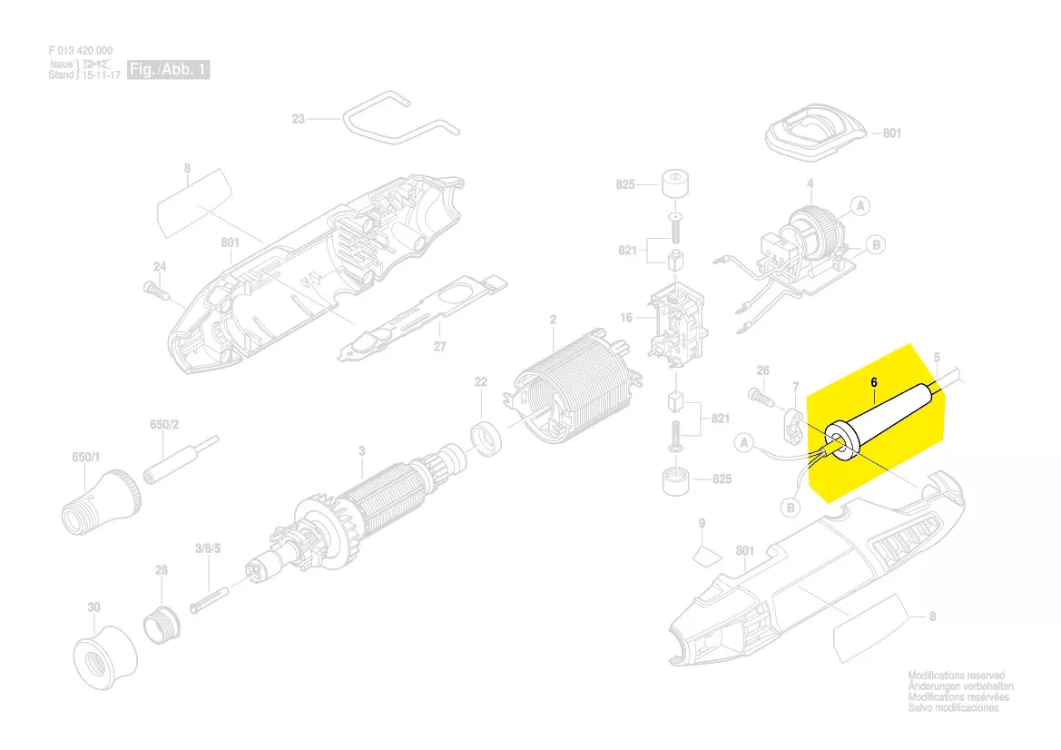 manchon passe-câble Dremel réf. 2 610 015 860